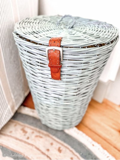 DIY Woven Basket Makeover