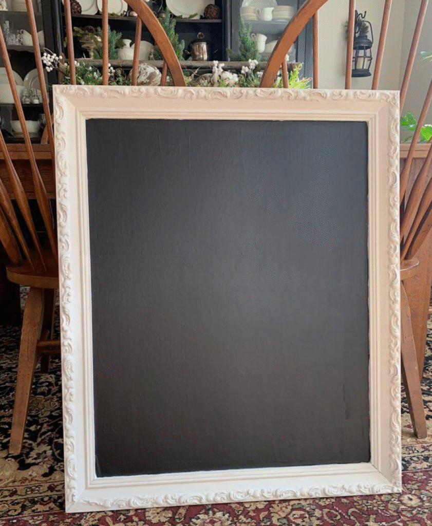 DIY Chalkboard Picture Frame